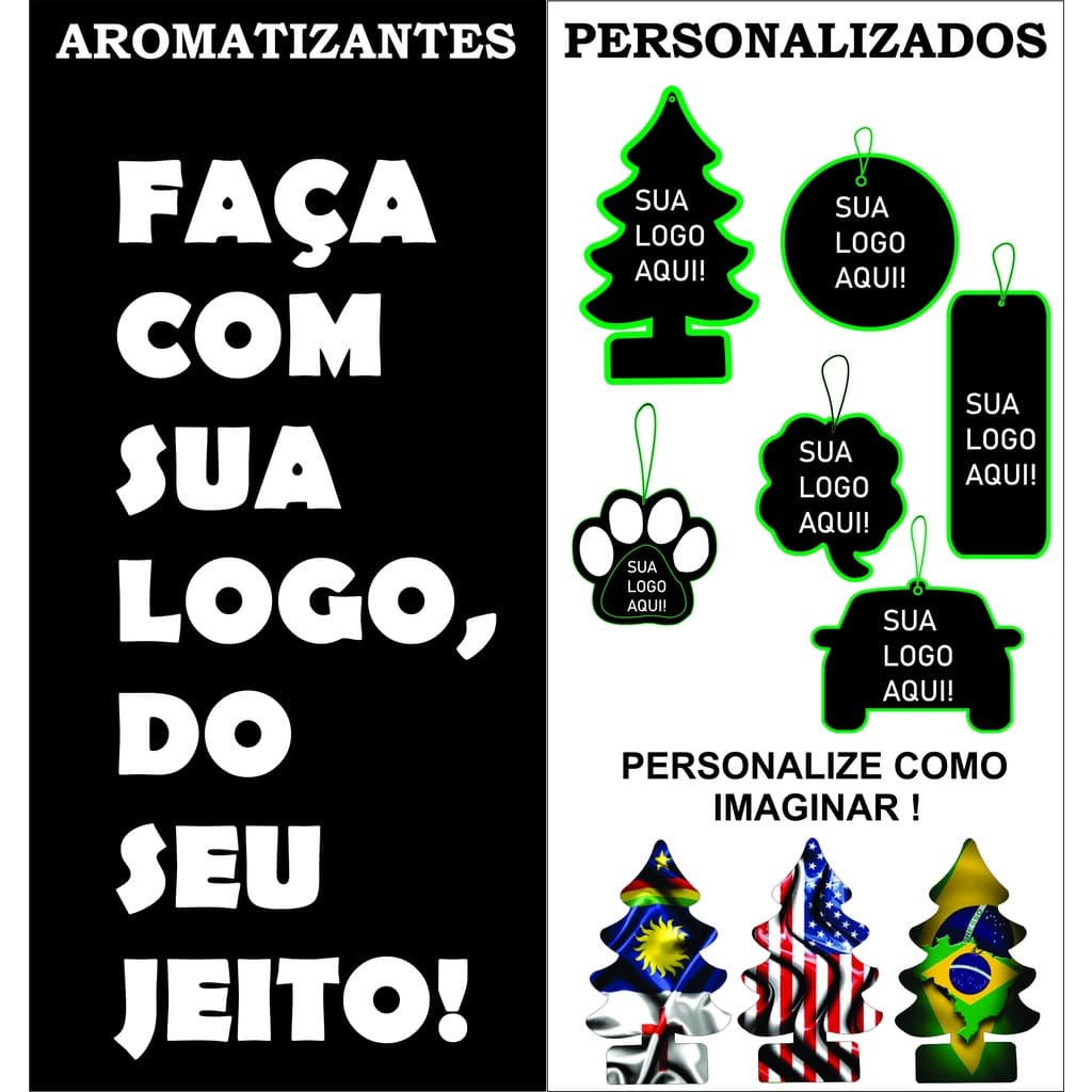 CHEIRINHO AROMATIZANTE PERSONALIZADOS (150 UNIDADES) BRINDE EMPRESARIAL