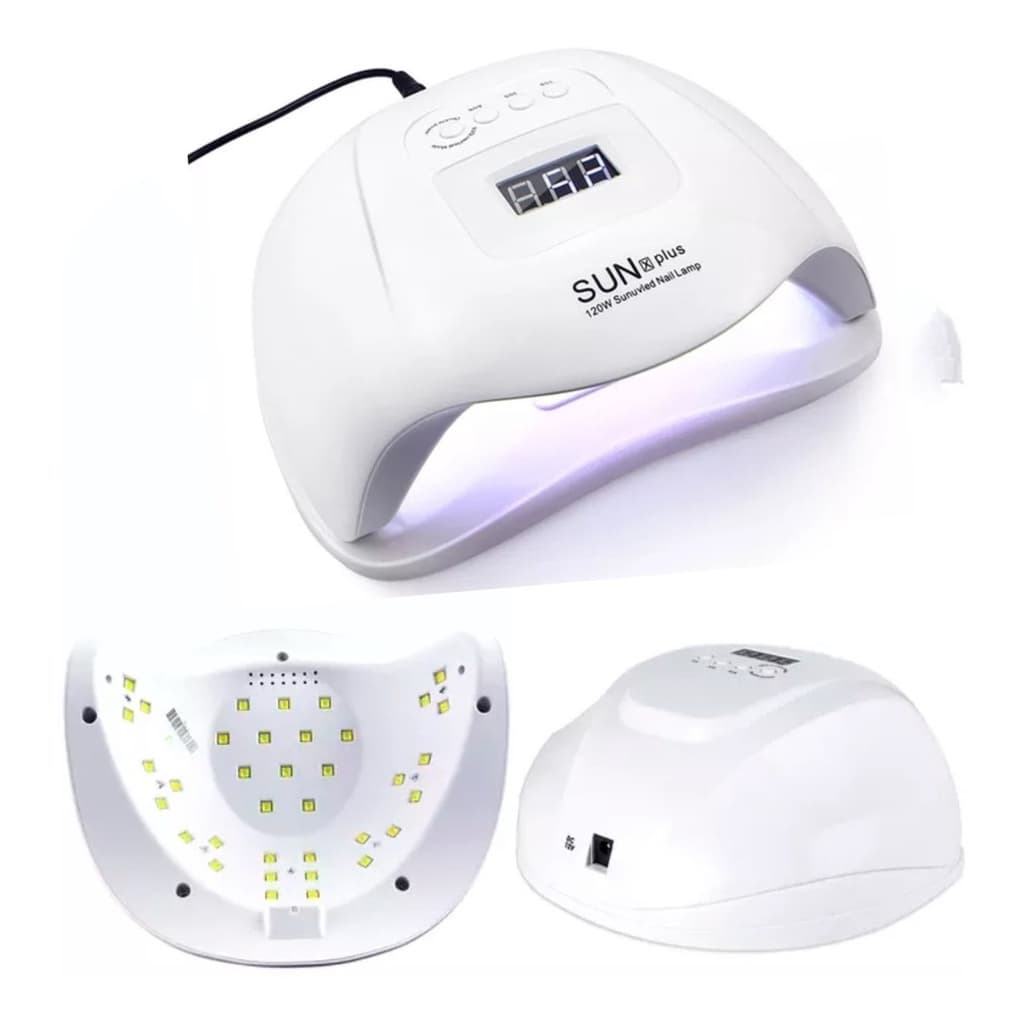 Cabine Sun X Plus 120w Uv Unha Gel 36 Leds Seca Mais Rápido