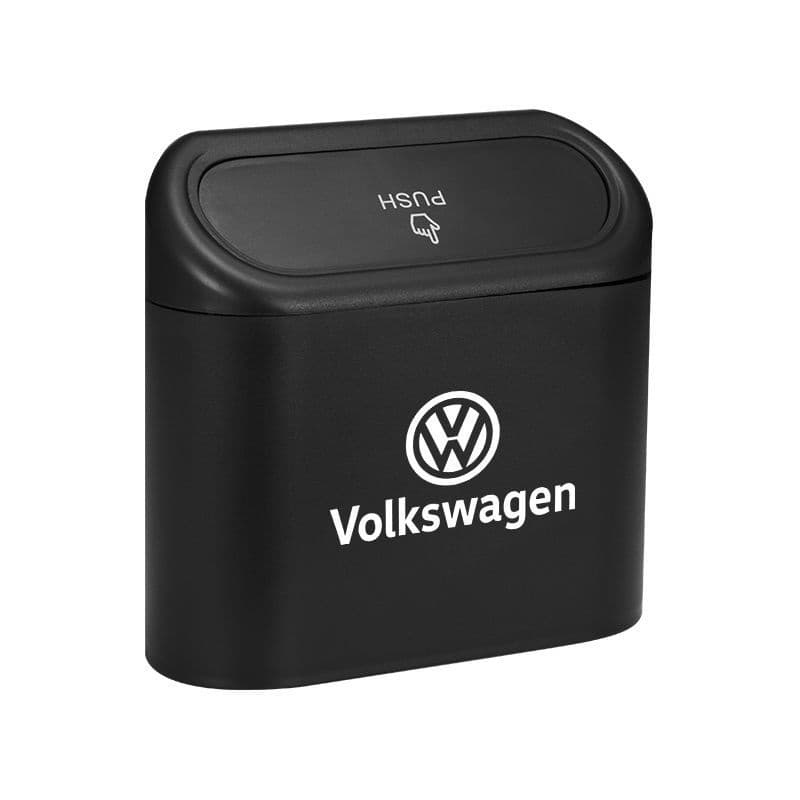 Lixeira De Carro Com Logotipo , Criativo , Fofo , Pendurado , Balde De Armazenamento Saco De Lixo , Suprimentos