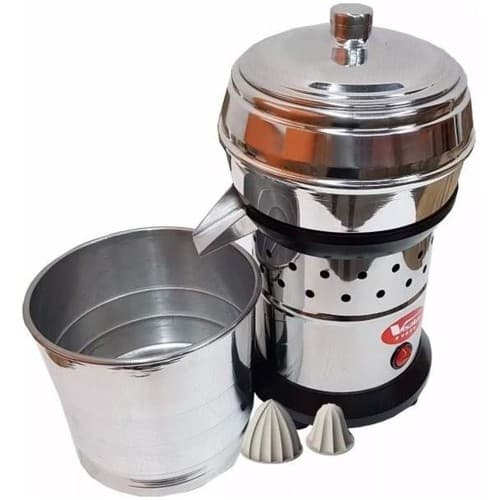 Espremedor Extrator  Industrial  De Suco Laranja Limão Frutas Inox Copo 3 L 500W