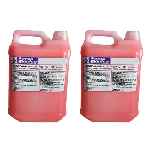 Kit dois Galões de Desengraxante Neutro Limpeza Automotiva Super Concentrado