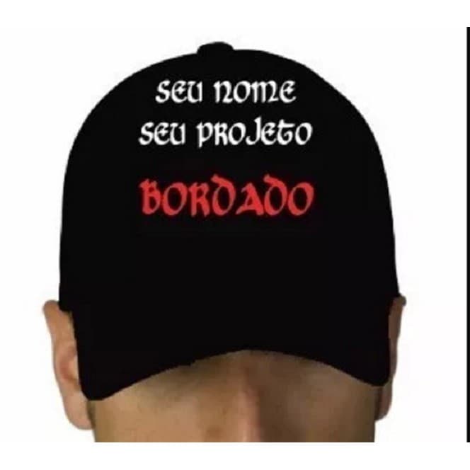 60 Bonés Bordados Personalizado Com Sua Logo Marca Varias Cores