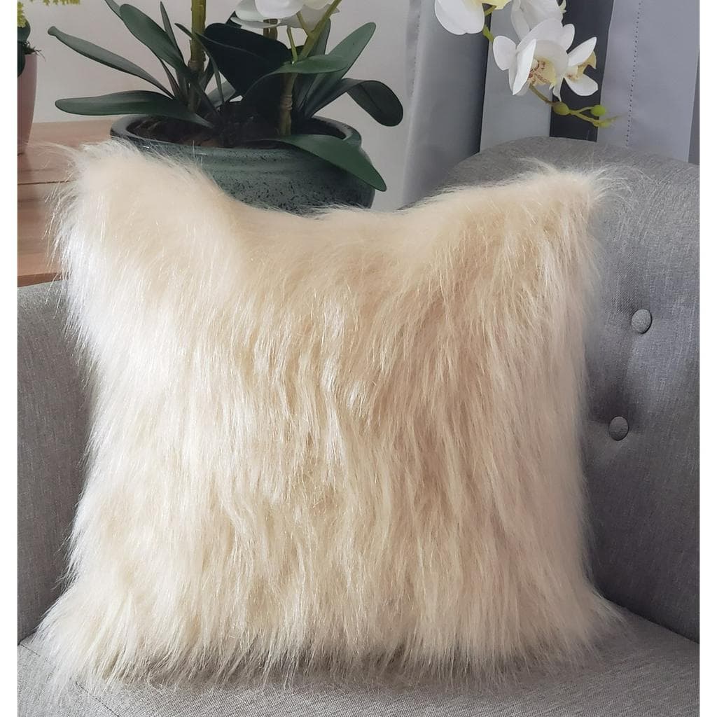 1 Capa Para Almofada Pelucia Pelo Alto Para Decoração Luxo
