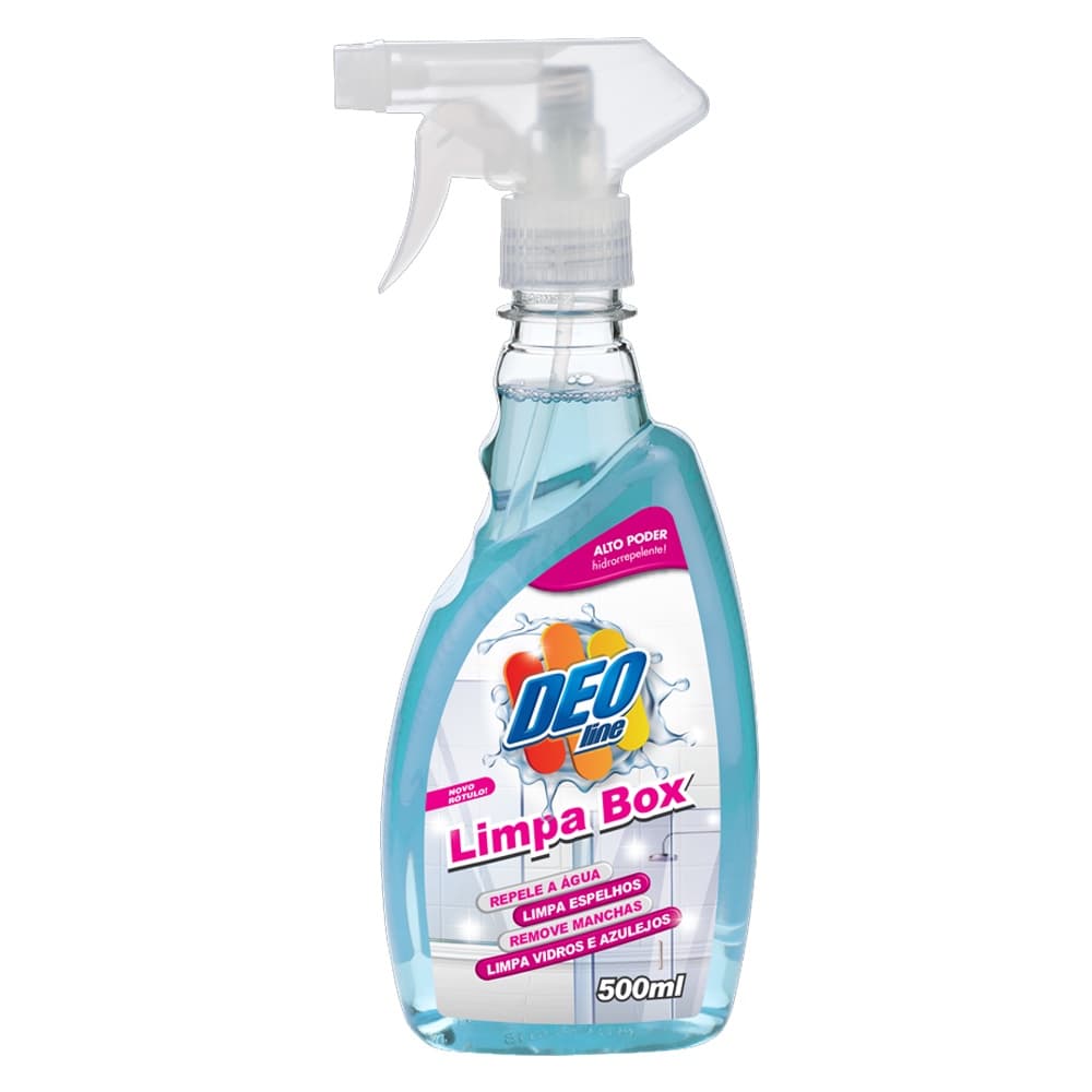 Limpa Box 500ml Deoline - Remove Gordura e Oleosidade - Com gatilho