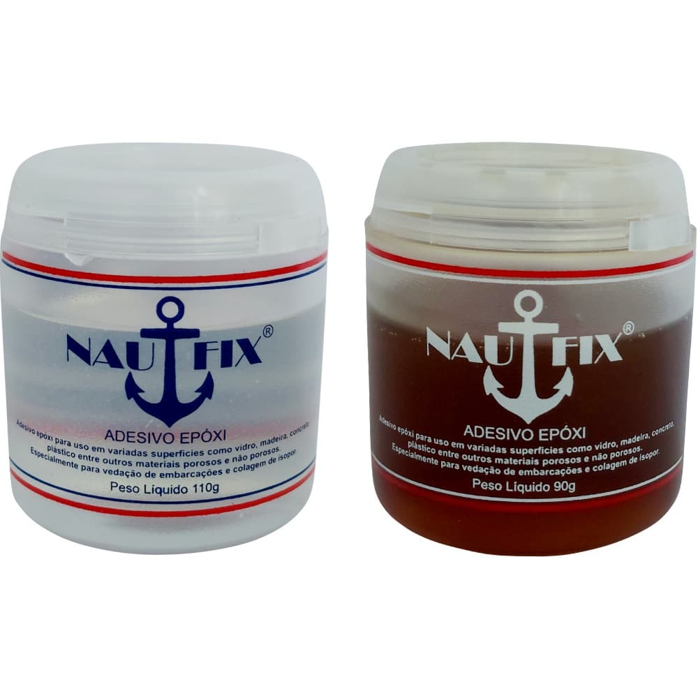 Cola Epóxi Naval Kit - Resina + Endurecedor - 200g