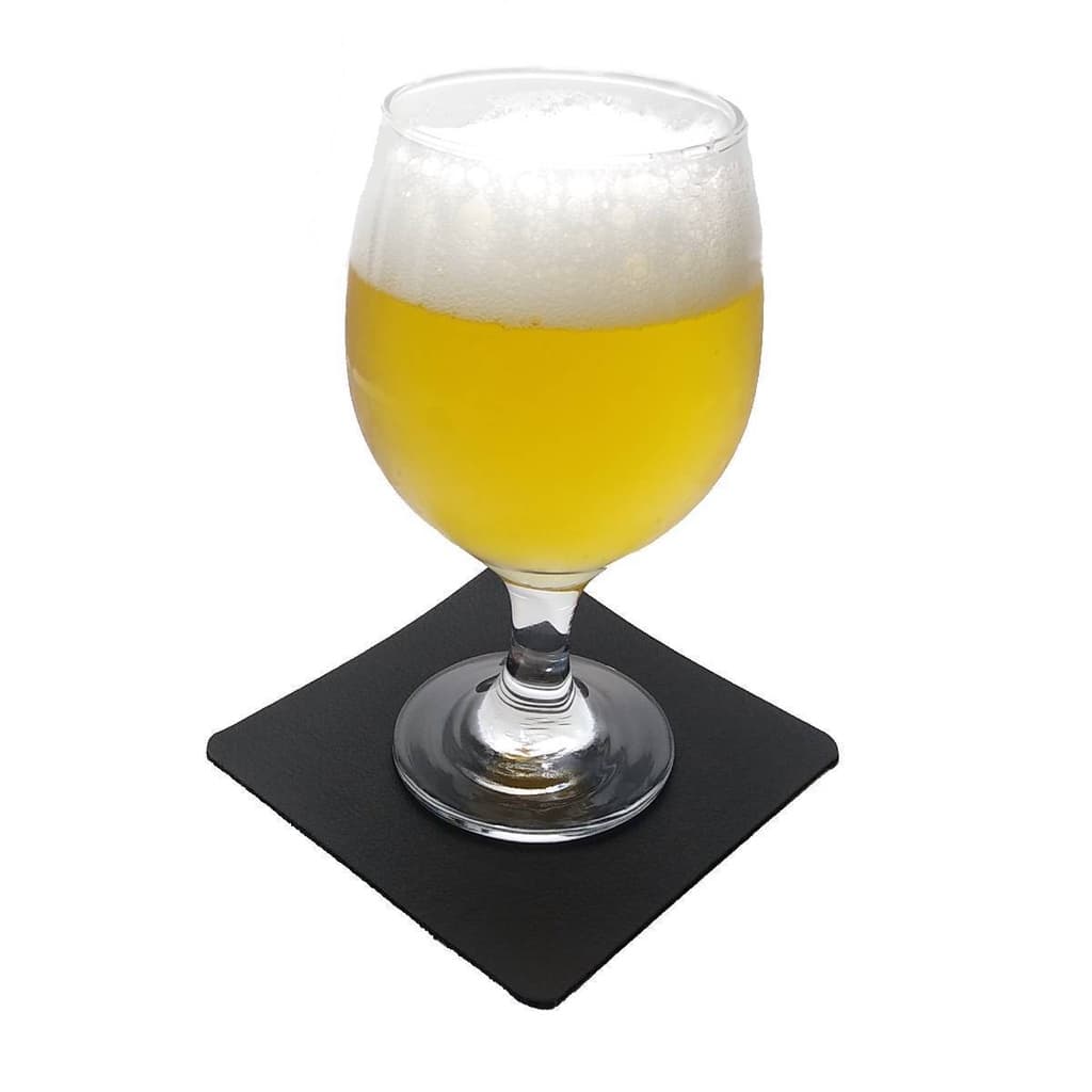 Bolacha Porta Copo Cerveja Chopp Porta Taça Xicara Apoio Mesa Tapete de Mesa Antiderrapante Impermeavel Couro Ecology