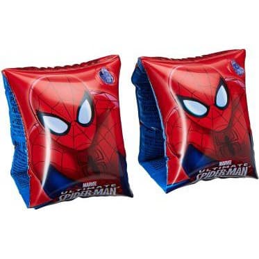 Bóia de Braço  18x14 cm Inflável Marvel Homem Aranha Spiderman Bóia Piscina Praia