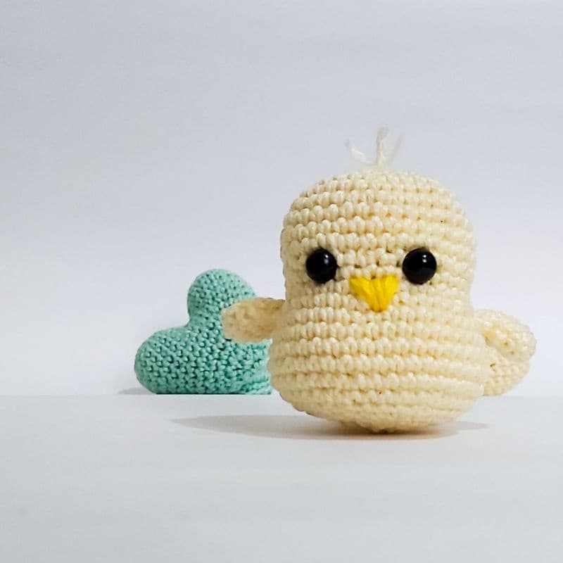 Passarinho amigurumi decorativo/lembrancinhas/chaveiro/mobile/Chá de bebê/Chá revelação
