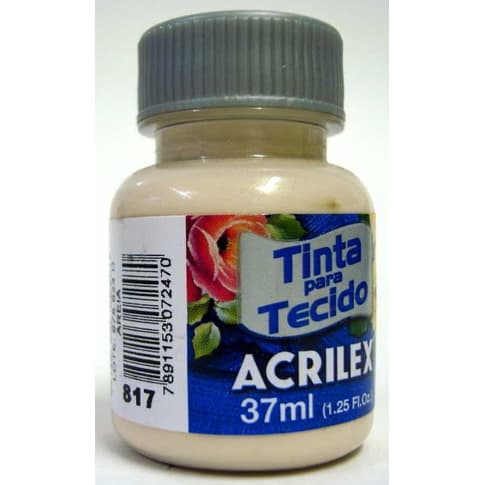 Tinta Para Tecido 37ml Fosca - 817 Areia Acrilex