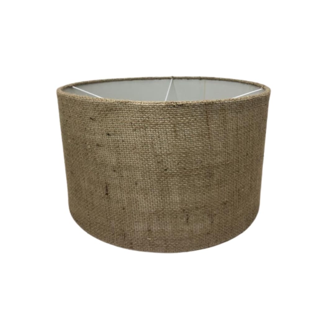 Cúpula de Abajur 35x35x20 Tecido Juta Sala Quarto
