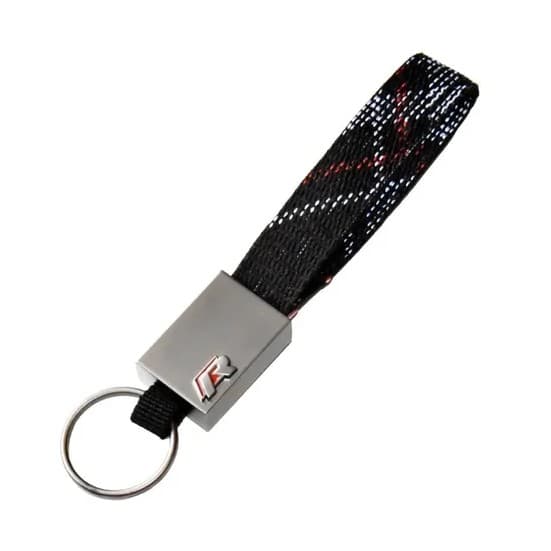 Chaveiro Rline R-line (R) Vw Jetta Golf Tsi Polo Fox Passat Gol Lona Masculino Feminino Marca de Carro