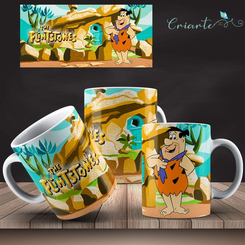 Caneca Porcelana Coleção Os Flintstones #05