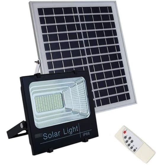 Refletor De Led Com Projetor Solar 100w