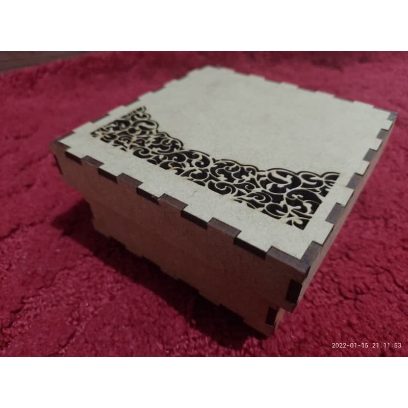 Kit 5 caixas tampa de sapato mdf crú personalizadas
