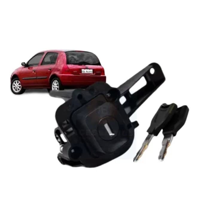 Botão Com Chaves Porta Malas Mecânico Renault Clio 99 A 2003 Excelente Qualidade