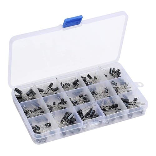 Kit 200 Capacitor Eletrolítico 15 Valores - Veja Lista