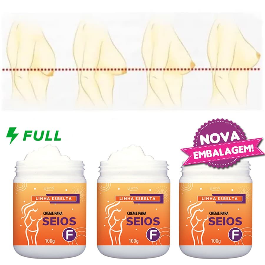 3 Cremes Tonificantes Para Firmar / Endurecer Seios Peitos