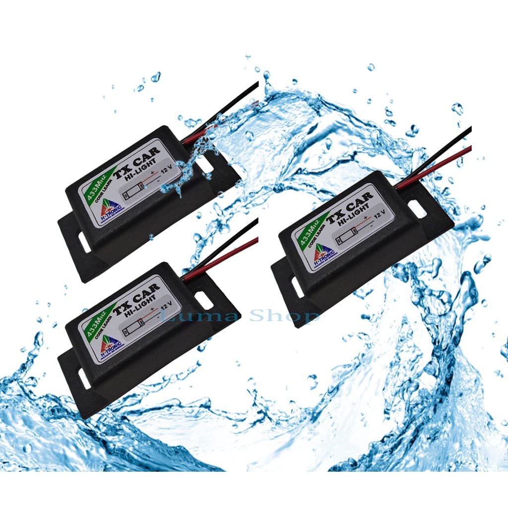 Kit 3 Controle Portão Tx Car Prova D' Água 433,92 Mhz Code Learn Seg Garen RCG Unisystem