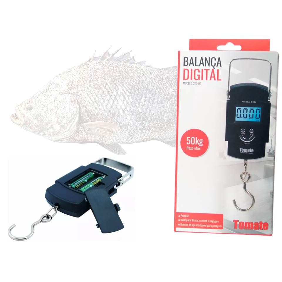 Balança de Mão Digital Pesa até 50kg