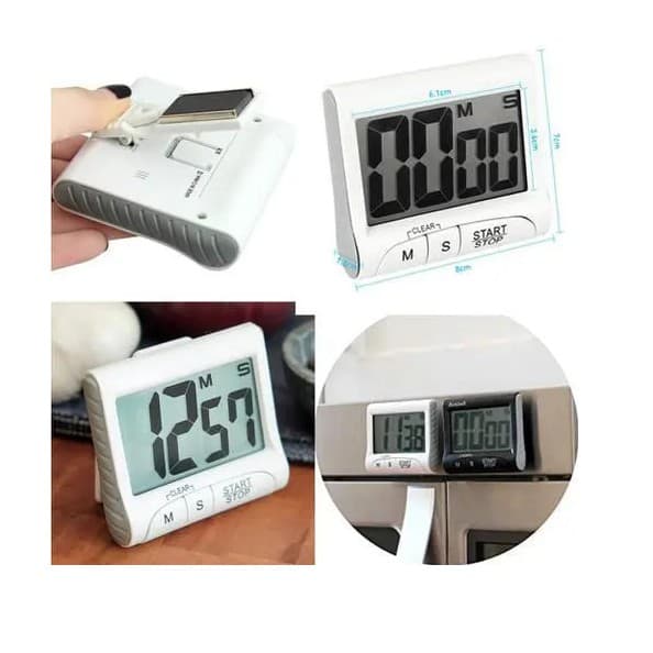 Timer Temporizador Para Cozinha Digital Cronômetro Com Imã - Oferta