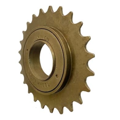Catraca Roda Livre Bicicleta 24 Dentes Esferada Dourada Bike
