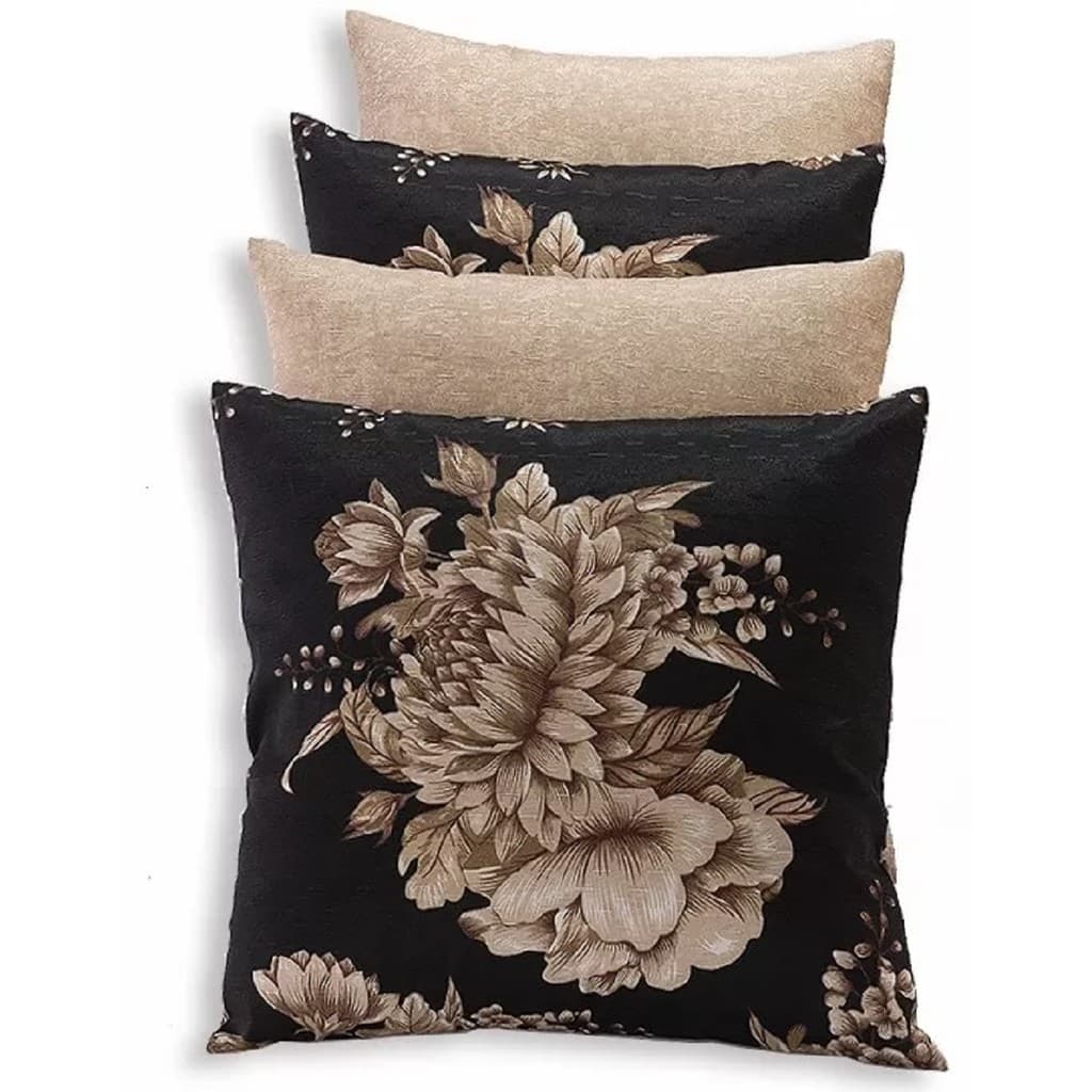 KIT com  2, 3, 4, 5 e 6 Capas Para Almofadas Decorativas Lisas e Estampadas Tecido Gorgorinho