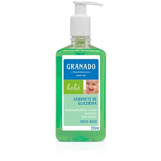 Sabonete Líquido  Glicerina * ERVA DOCE * GRANADO Bebê 250 ml