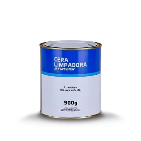 Cera Limpadora Automotiva Para Carro Lata 900g Finisher