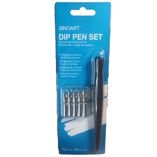 Kit Bico De Pena Sinoart Caligrafia Desenho Lettering