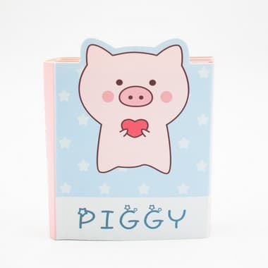 Bloco de Anotação autoadesivo- Piggy/140folhas.