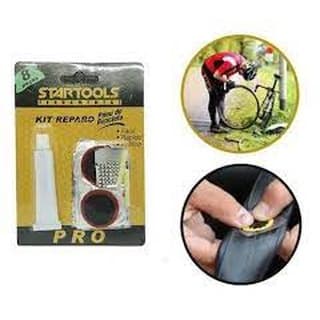JOGO REPARO PARA PNEU DE BICICLETA KIT 8 PEÇAS STARTOOLS