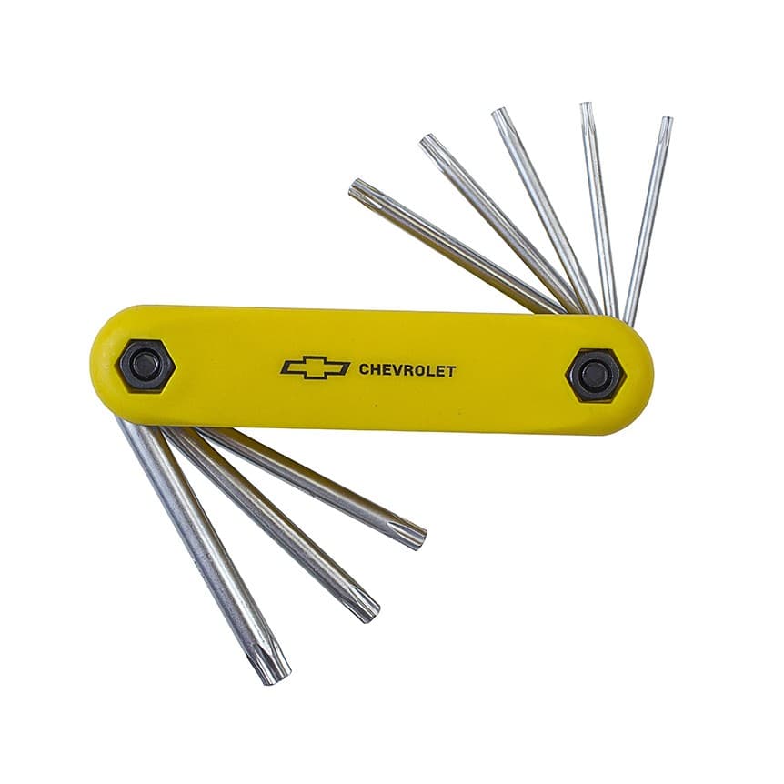 Jogo Chave Torx T9 A T40 Com 8 Peças Precisão Chevrolet