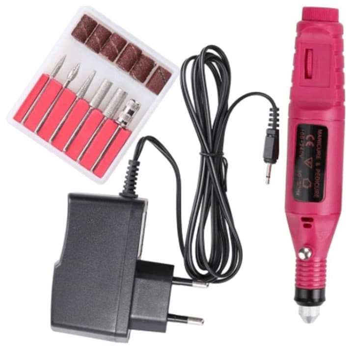 Lixadeira Elétrica Caneta 20.000Rpm Unhas Gel BiVolt