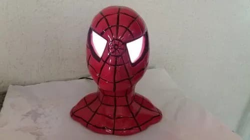 Luminaria Abajur Homem Aranha Festa Quarto Infantil