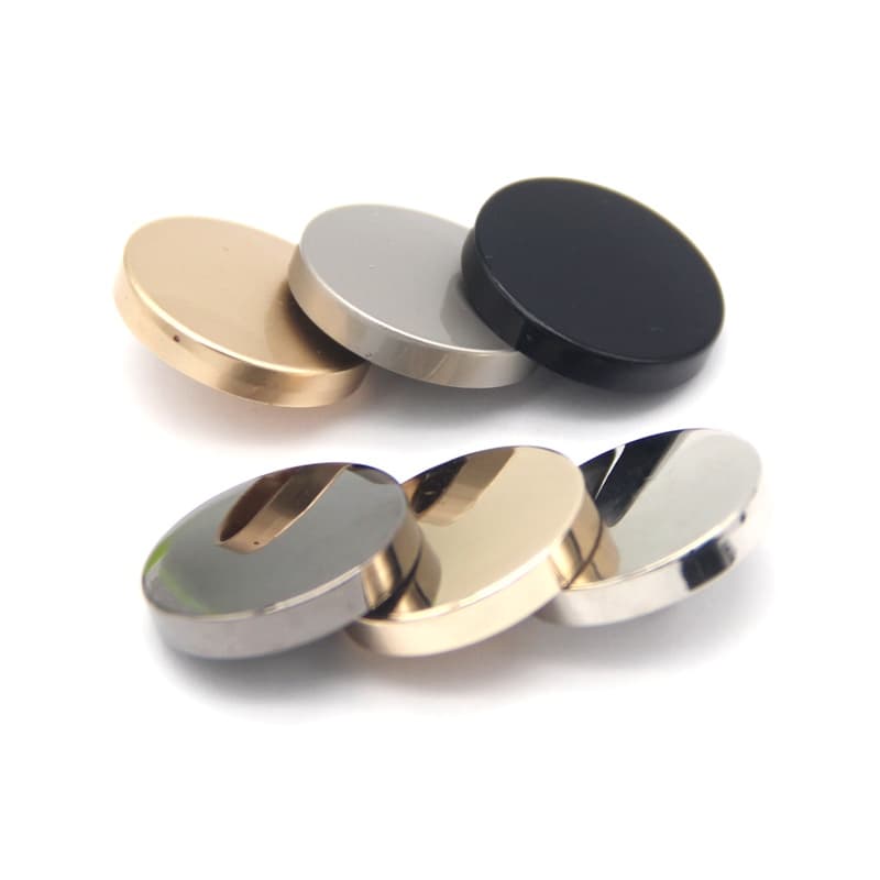 10/15/20/25mm Botões Decorativos De Metal Pequenos Redondos Dourados Para Roupas Jeans Jaqueta De Roupa Casaco Feito À Mão Bordado Artesanal