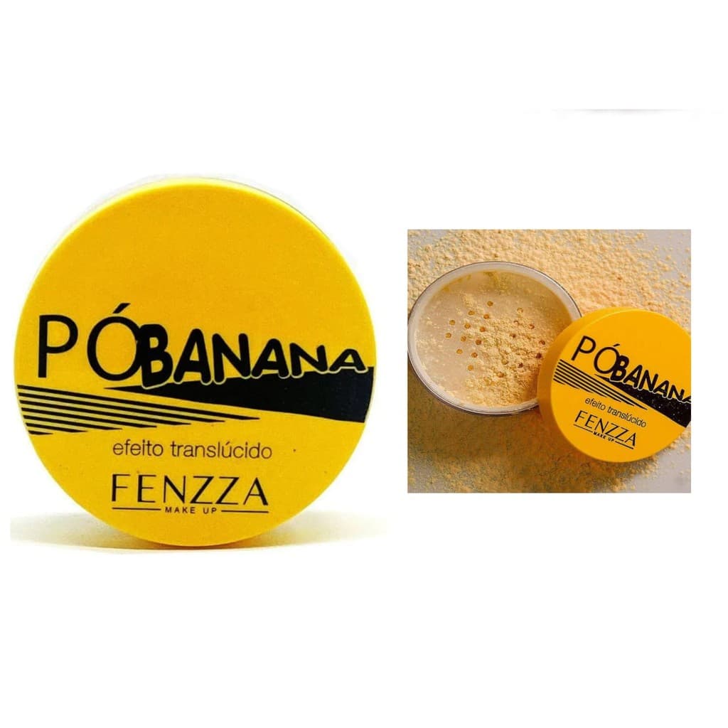 Pó Fixador Translúcido Banana FENZZA Box 16 unidades Make
