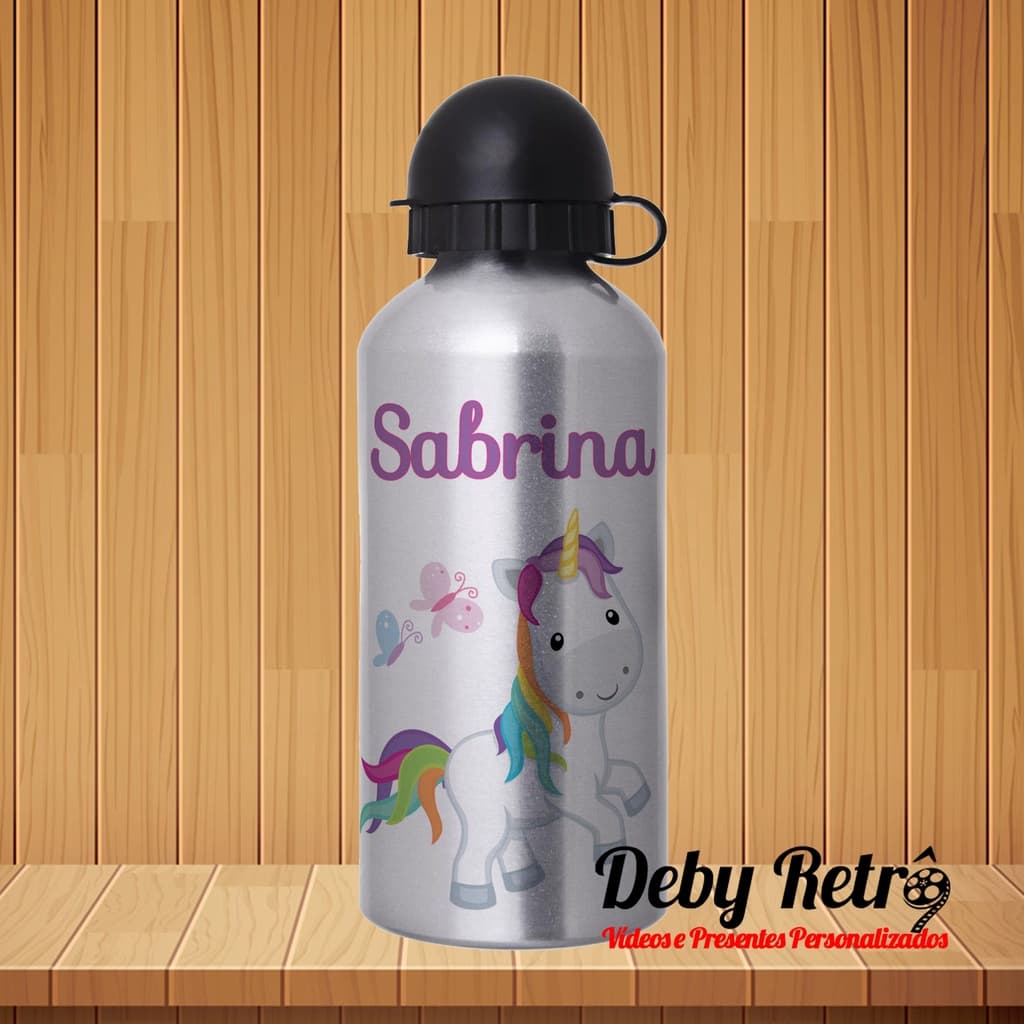 Squeeze unicórnio, garrafinha unicórnio, garrafa unicórnio com nome, garrafinha infantil, squeeze infantil, squeeze 500 ml