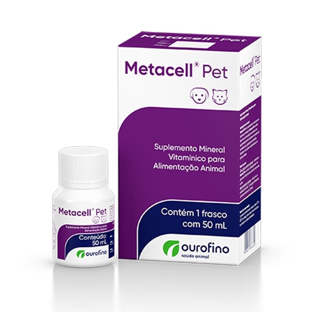 Metacell Pet 50ml - Ourofino Pet
