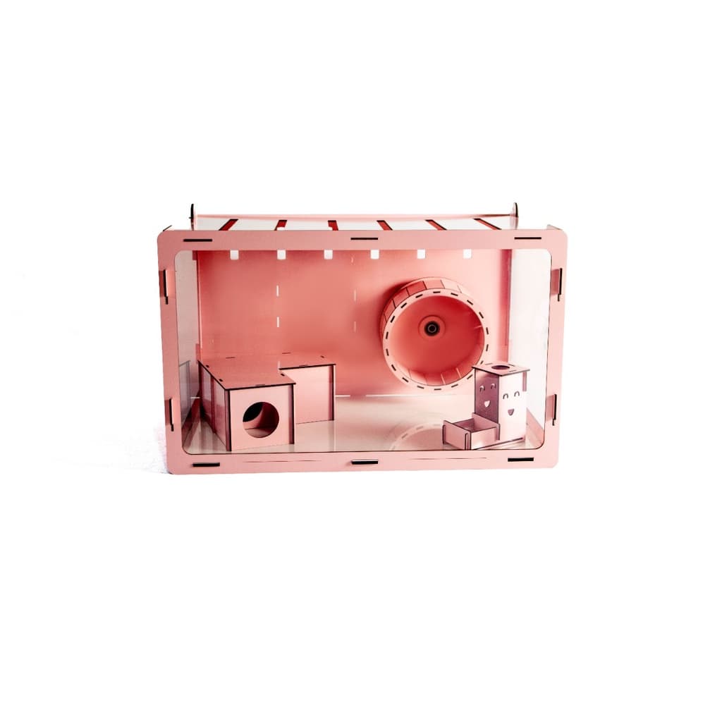 Gaiola De Ramsters Hamsters grande casinha para roedor linda espacosa