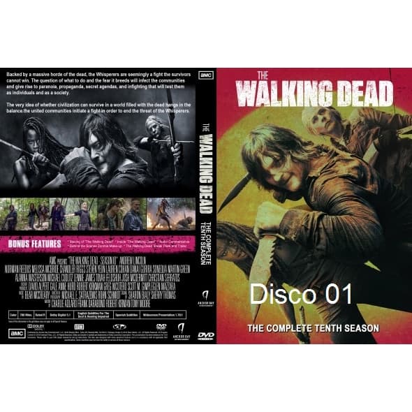 Dvd The Walking Dead - 10ª Temporada Completa - Legendado ou Dublado - 04 Discos