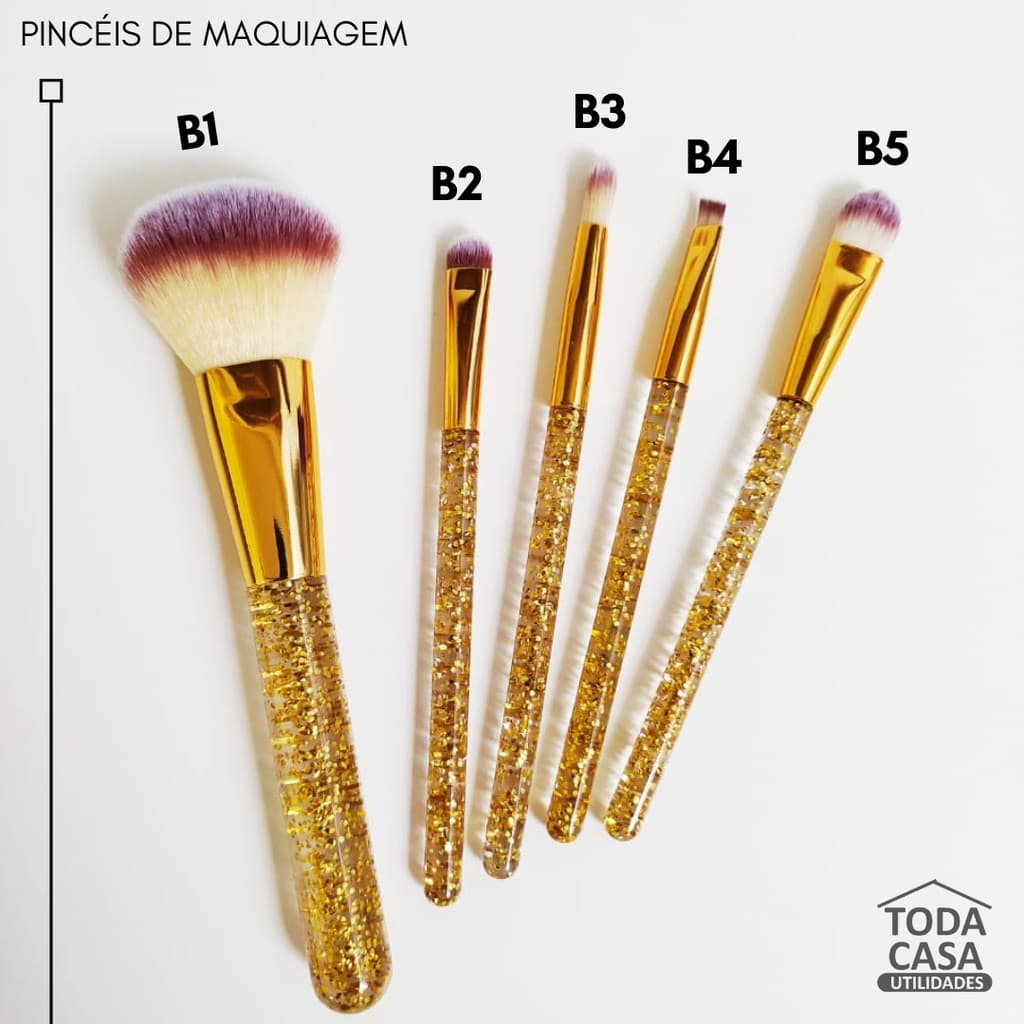 Pincéis para Maquiagem / Sombra de Olho / Sobrancelha / Pó / Base / Pincel para Cosmético / Maquiagem/ UNIDADE