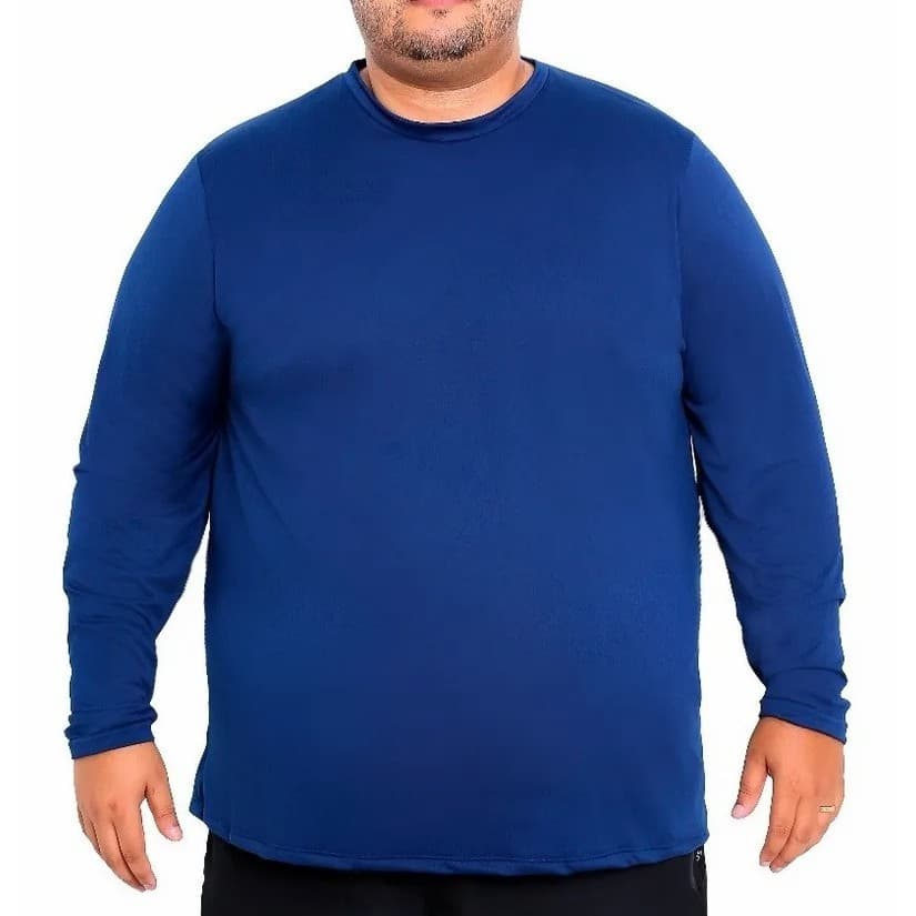 Camiseta Proteção solar Uv50+ Plus Size segunda pele praia pesca sports G1 A G8