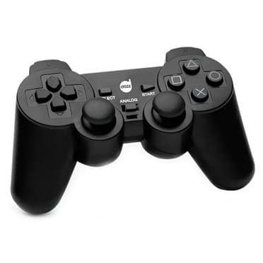 Controle Dual Shock USB para PC Preto Dazz Gamer - 621322 com fio