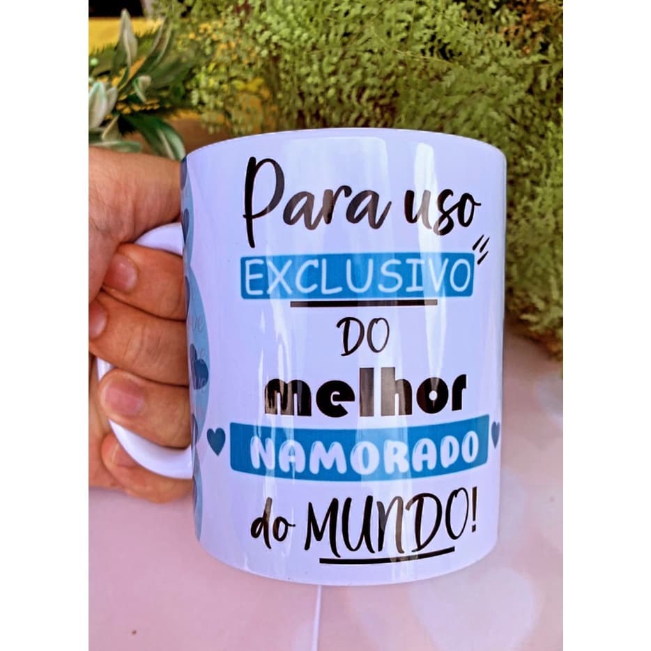 Caneca Personalizada Melhor Namorado Melhor Namorada Caneca de Porcelana