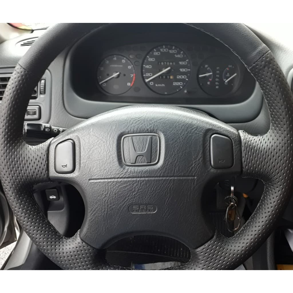 capa de volante costurada civic 1999 a 2000