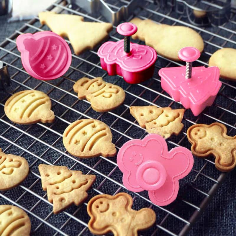 Cookie De Natal Cortador De Biscoito mold Fondant Bolo Primavera biscuit Molde De Pão Vaporizado Corte