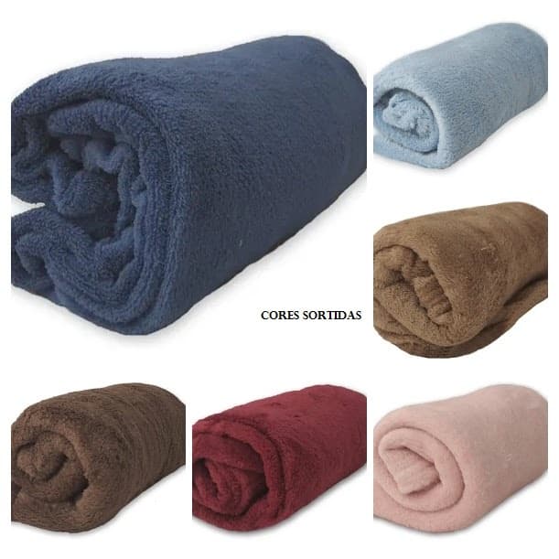 Manta Pet Cobertor Estampado ou Cor Lisa - Cachorro e Gato 0,85x0,95