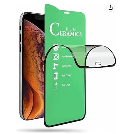 Películas Cerâmica IPhone Frontal Flexível 3D/9D Para Qualquer iPhone 15 Pro Max 14 13 12 11 XR 7 Xs