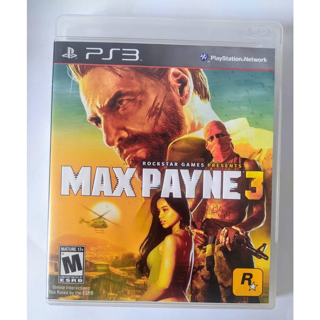 Max Payne 3 PS3 Original Mídia Física - Pronta Entrega