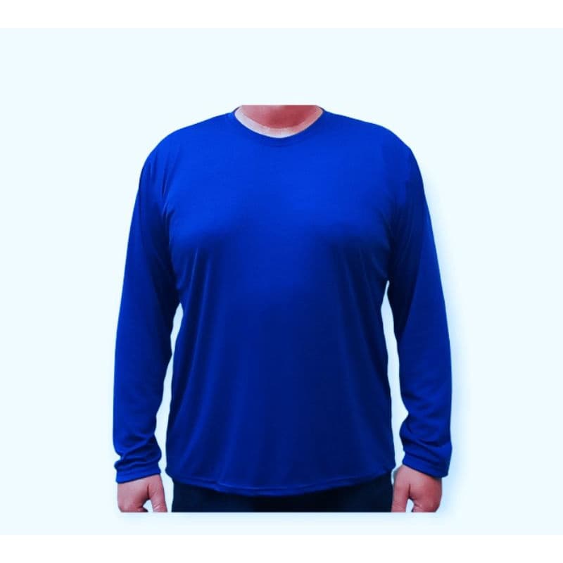 Camiseta Masculina Fitness Seca Rápido Manga Longa Trilha Pesca Sublimação Ciclismo  Crossfit